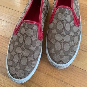 COACH SLIP ONS